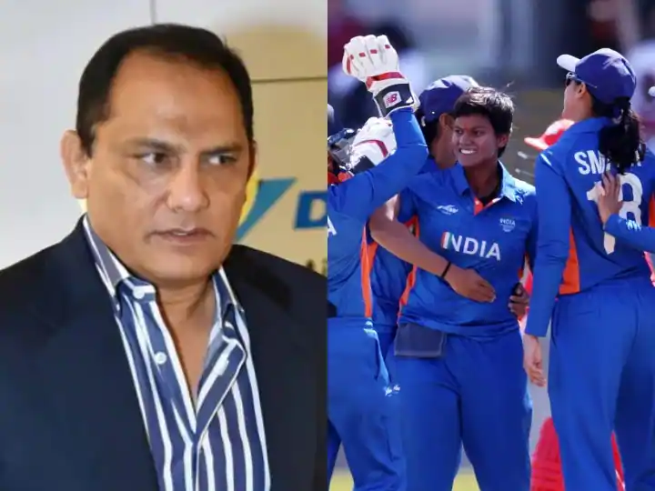 Azharuddin lashed out at the Indian women's cricket team, saying: 