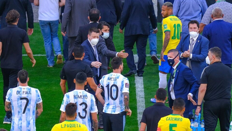 Brazil asked FIFA to suspend the pending match with Argentina
