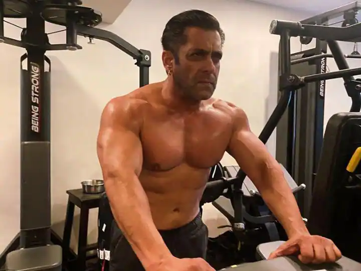 Salman Khan's powerful style was seen again in the gym, seeing his solid body, fans said - 'I'm a fan of Bhaijaan'

