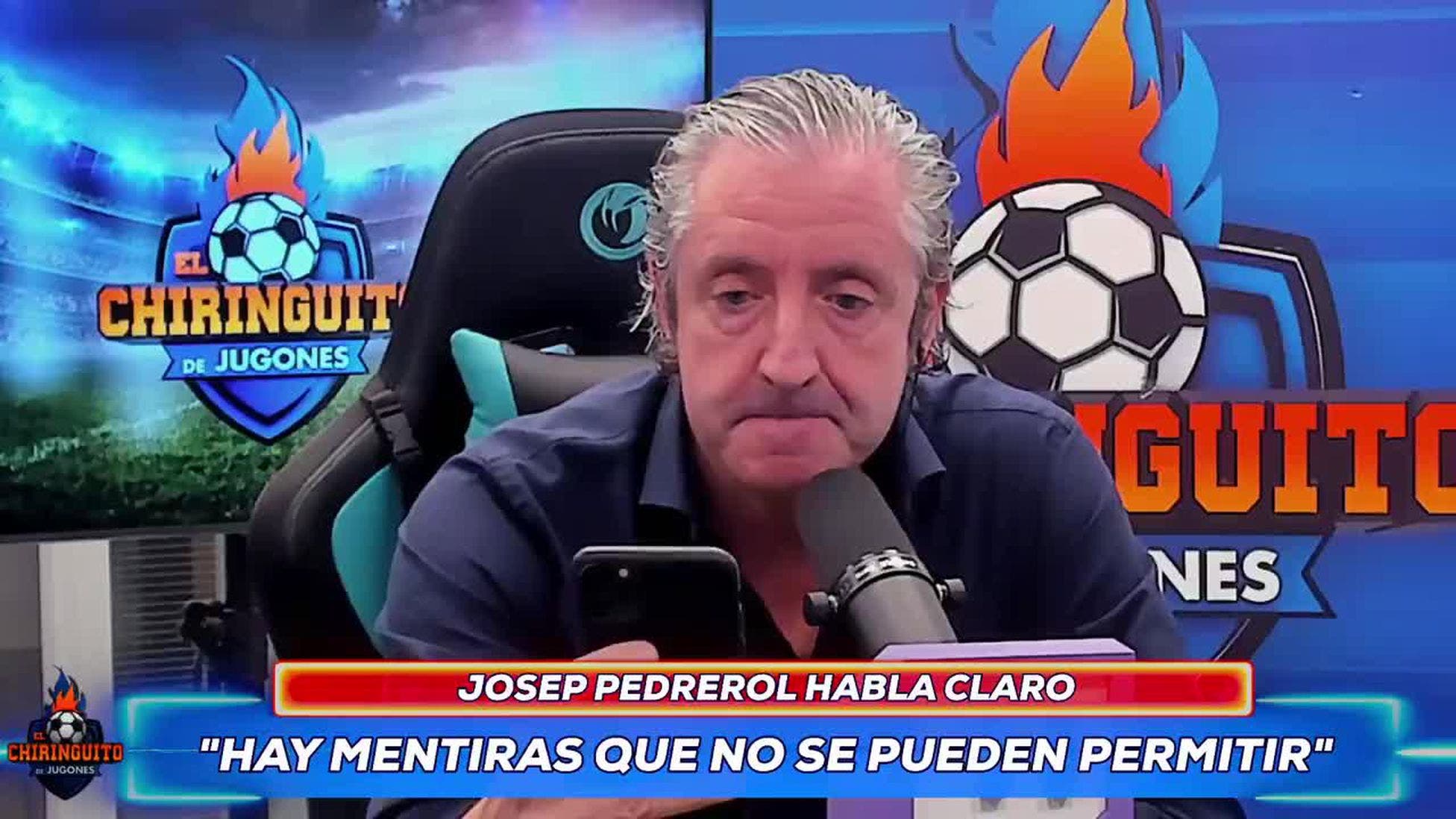 Sharp response from Iñaki Angulo to the threats from Pedrerol and El Chiringuito
