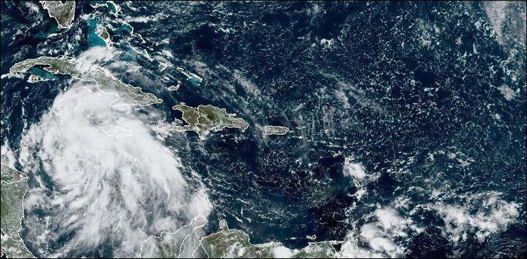 A hurricane near Cuba, the state of emergency is also in effect in the US state
