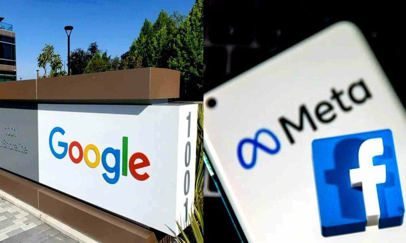 A total fine of 71 million dollars was imposed on Google and Meta
