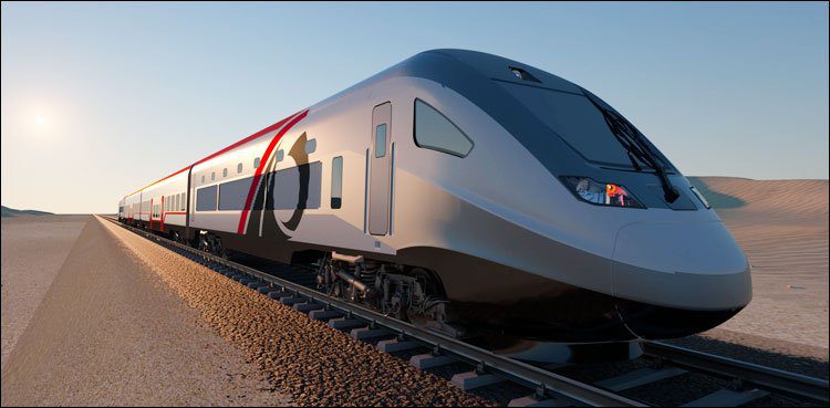 Announcement of train service between UAE and Oman
