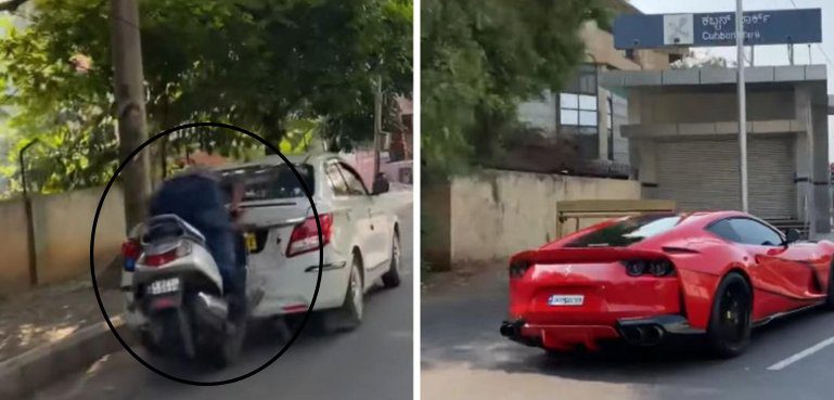 Slight negligence while driving led to a dangerous accident, watch the video
