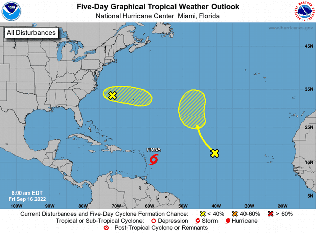 La tormenta Fiona se intensifica en su avance hacia las Antillas Menores