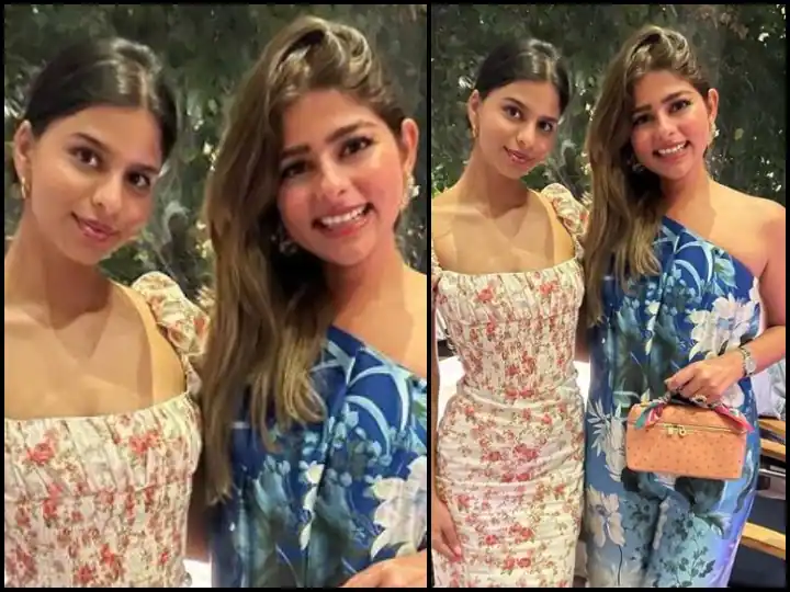Suhana Khan, who is on vacation in Dubai, met her double and was surprised to see the photo of both.

