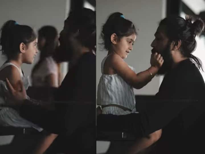 This video of 'KGF' actor Yash with his daughter Arya will conquer hearts, it's an overdose of cuteness