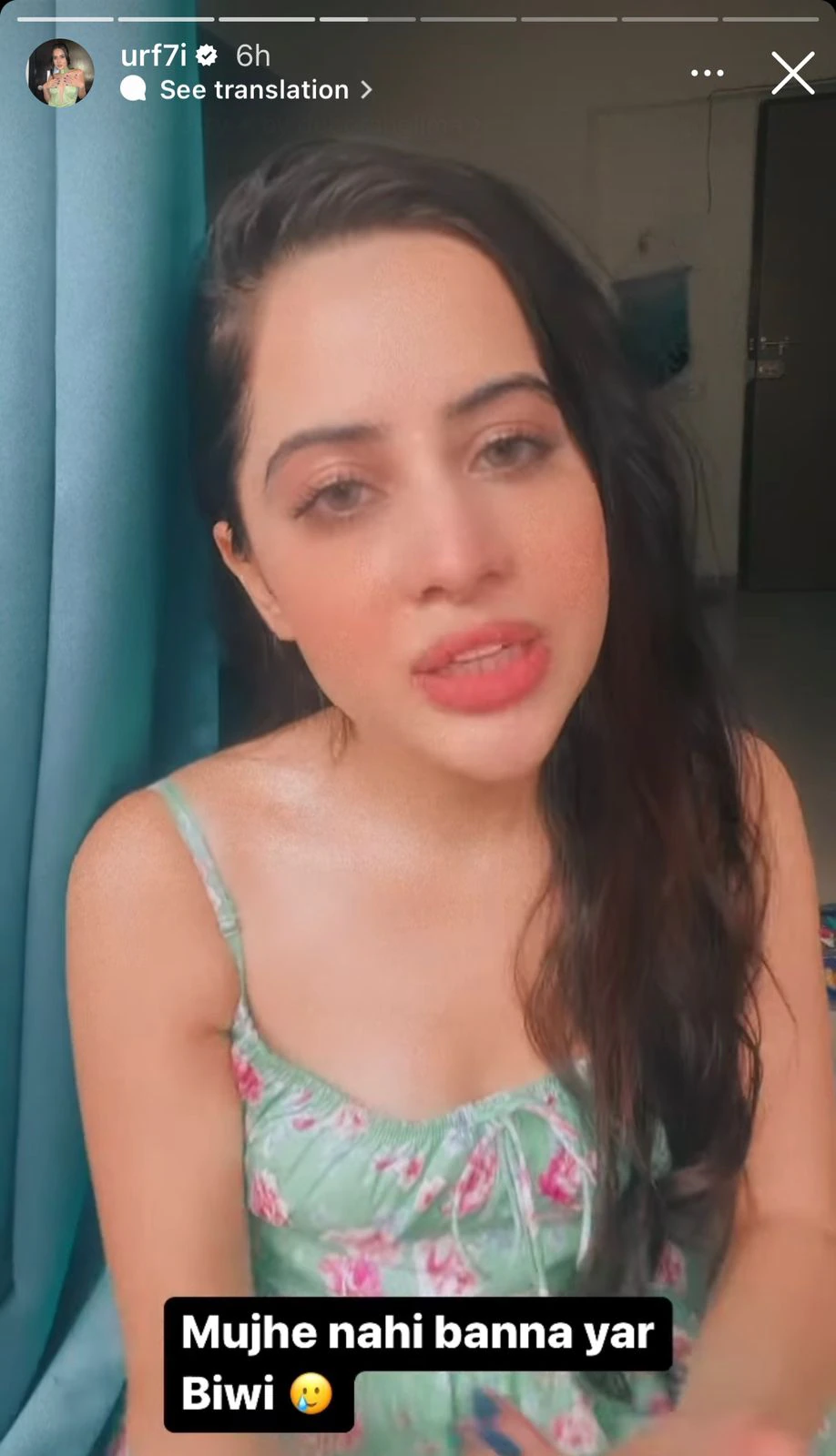 What have you done twice as a wife Urfi Javed