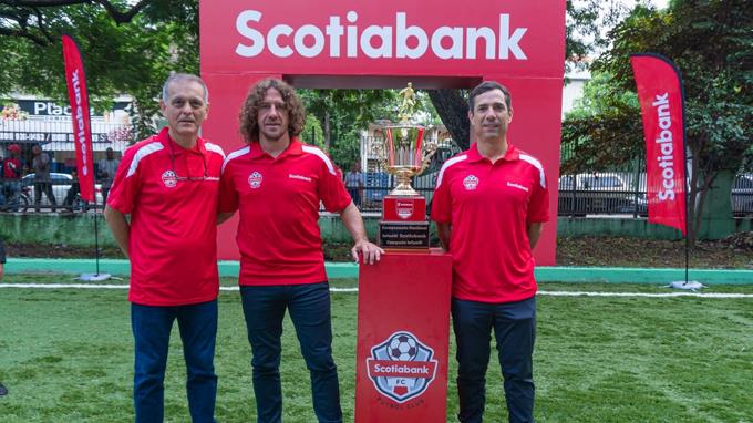 Con Puyol, Scotiabank lanza plataforma de fútbol comunitario 
