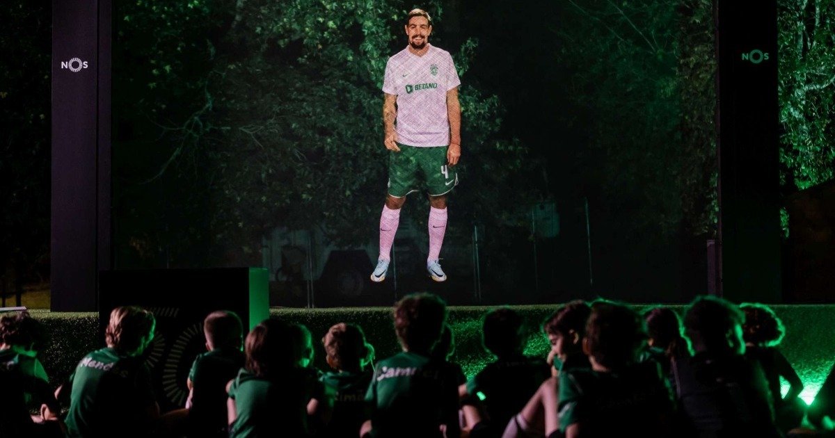 Sporting CP's Coates travels in hologram thanks to NOS 5G

