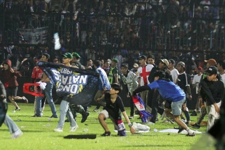 174 people died in a stampede during a football match in Indonesia
