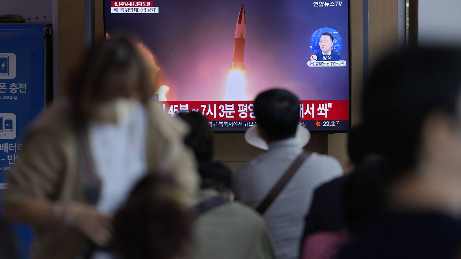 North Korea fires missiles for fourth time in a week
