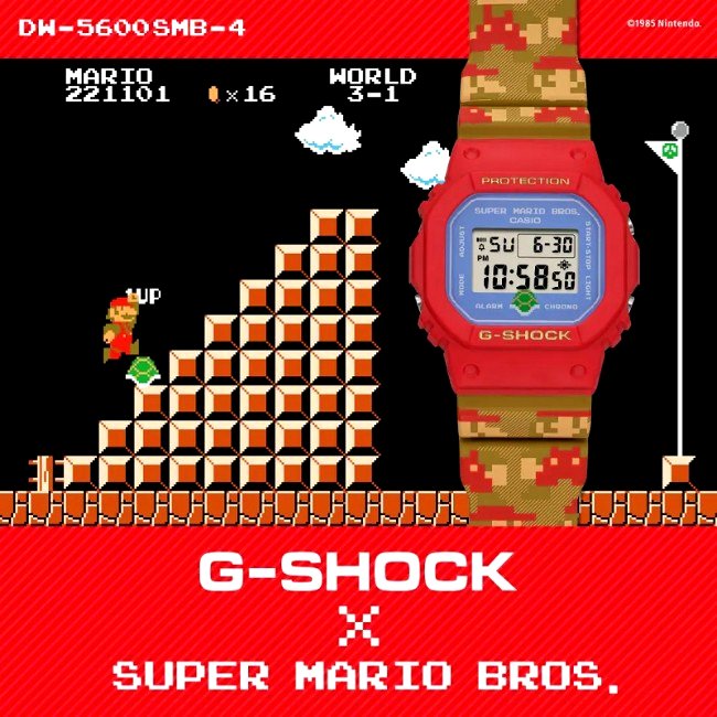 CASIO G-Shock Super Mario Watch