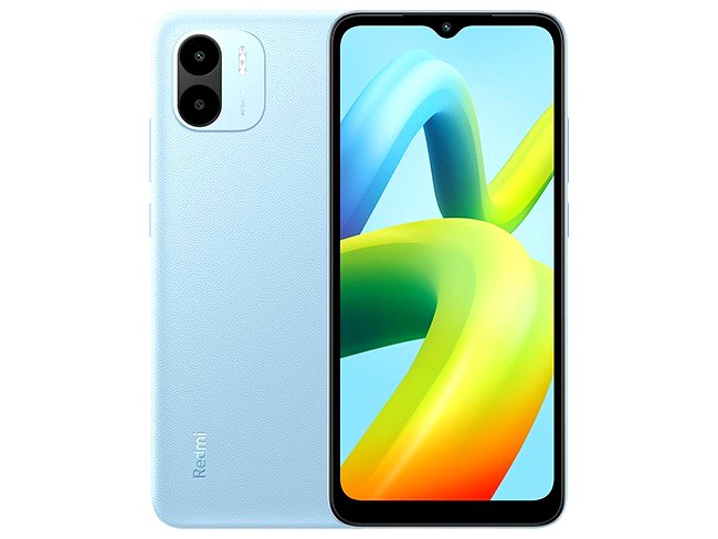 XIAOMI Redmi A1 smartphone in light blue