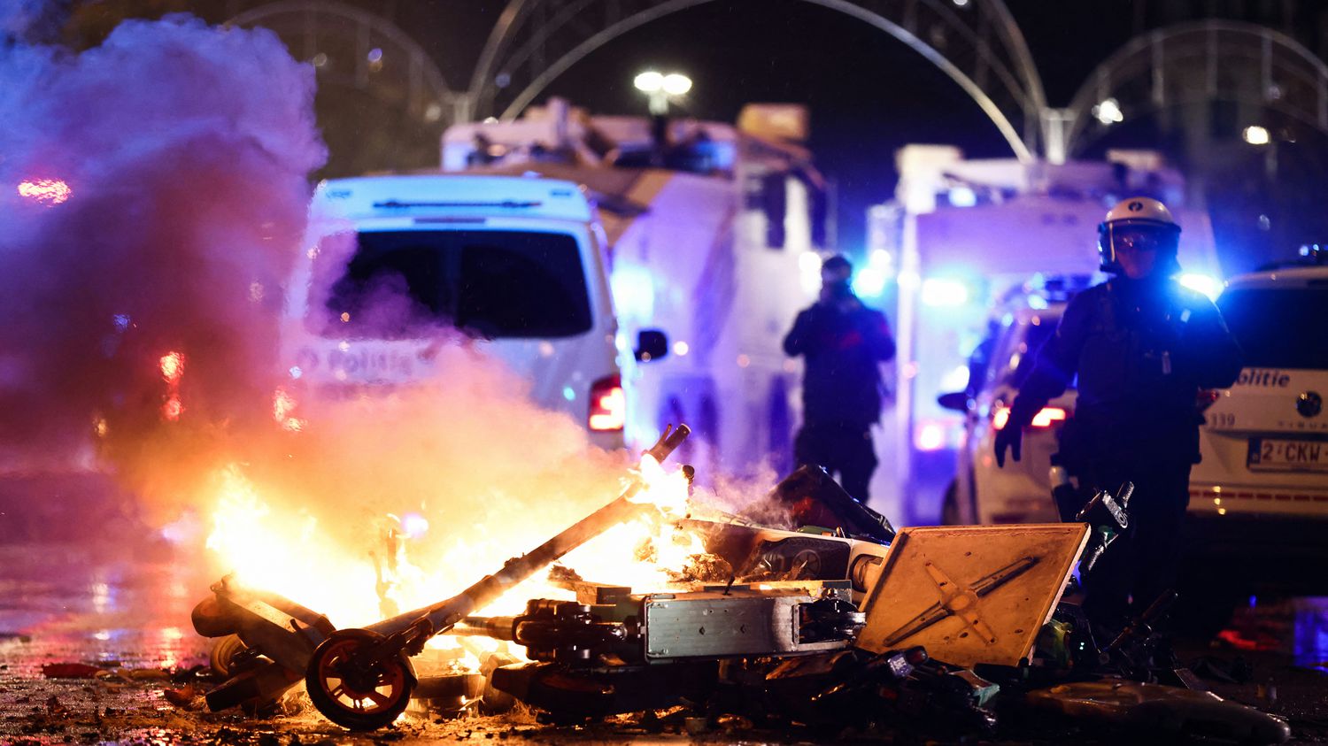 Belgium-Morocco match at the World Cup: violence erupts in Brussels after the defeat of the Red Devils
