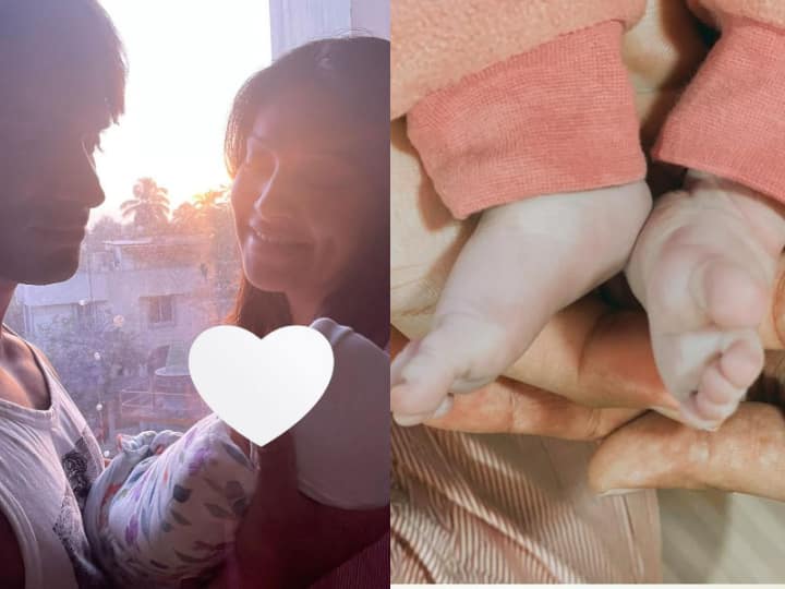Bipasha Basu-Karan Singh Grover shared the first photo of 'Devi', a couple lovingly looking at their daughter

