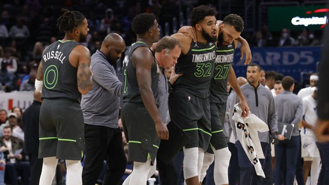 Karl-Anthony Towns will be out for more than a month
