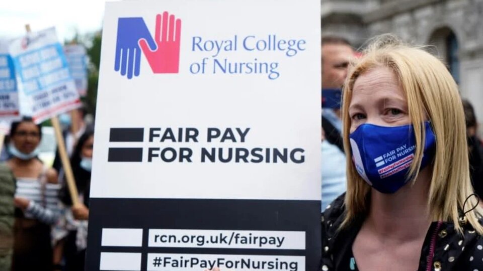 Nurses join UK strike wave
