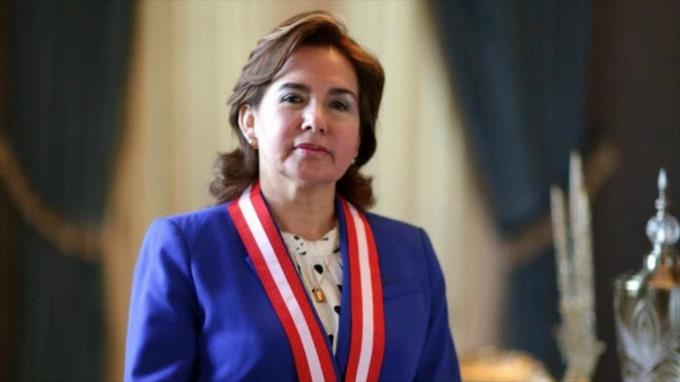 Presidenta de Corte Suprema de Perú convoca a los tres poderes ante la crisis