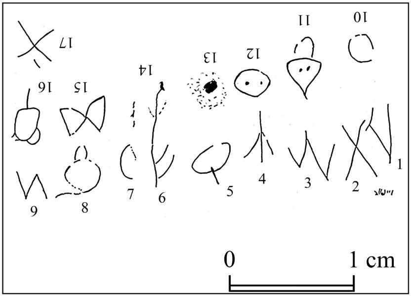 The first written sentence of one of the oldest alphabets appears on a lice comb The first written sentence of one of the oldest alphabets