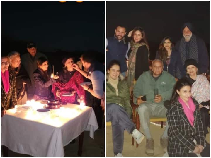 Sharmila Tagore celebrated her birthday with her family in Jaisalmer, see the photos of the interior

