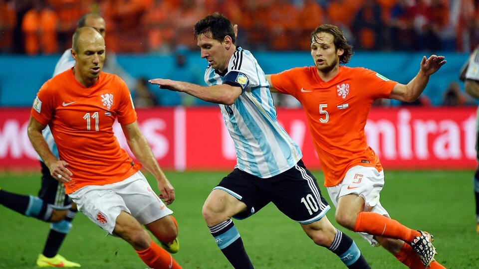 Argentina-Netherlands, a repeated figure in the World Cup
