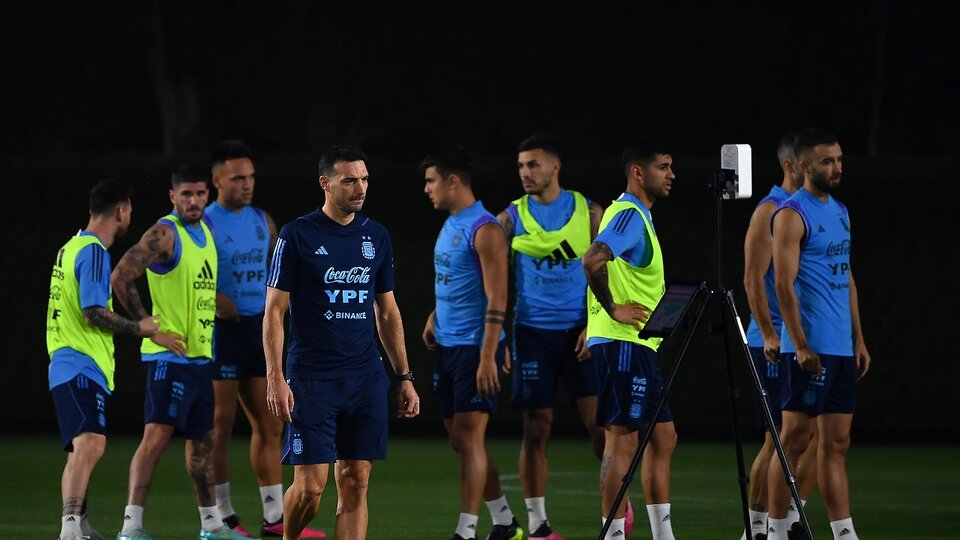 Argentina Selection: Scaloni surprised by stopping teams in practice
