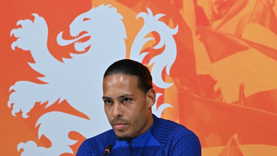 Argentina vs the Netherlands: van Dijk is not worried about the white and blue attack
