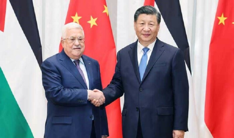 Chinese President Xi Jinping stands with them for the rights of the Palestinians
