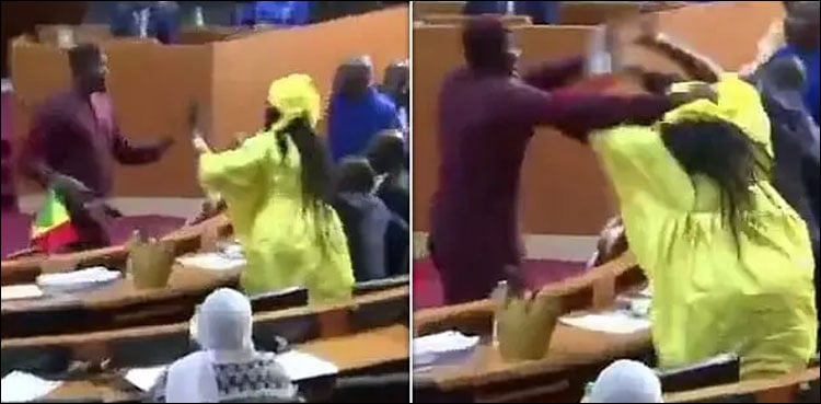 Opposition member slaps woman in Senegal parliament, video goes viral
