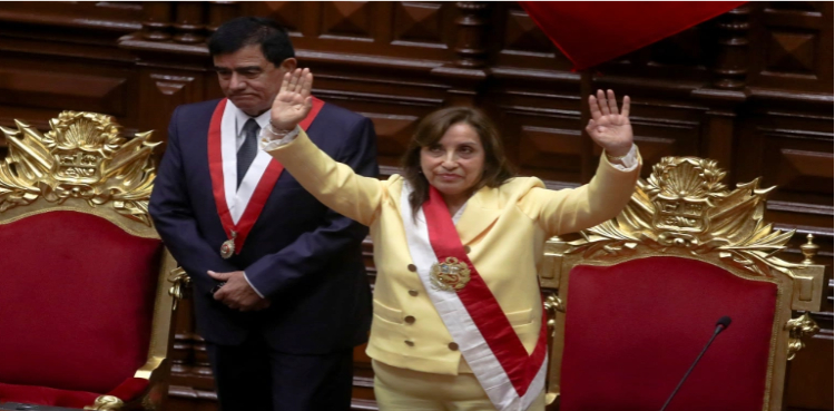Peru's first female president takes office

