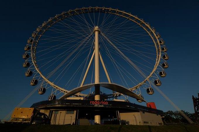 The largest Ferris wheel in Latin America is inaugurated in Sao Paulo

