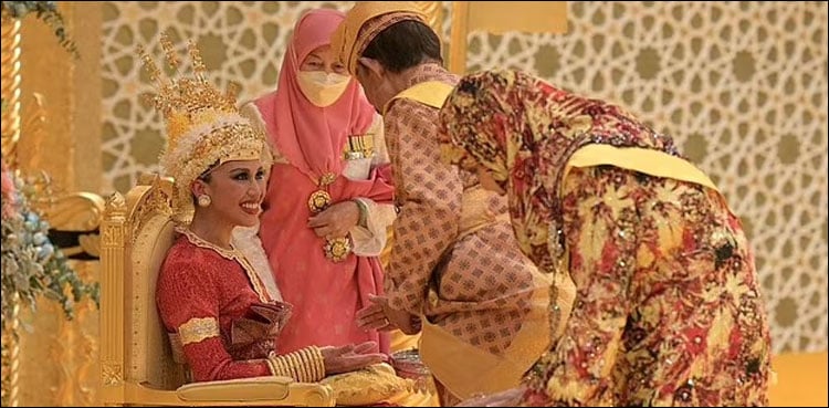 The lavish wedding of Princess Uzmia, the eighth child of the Sultan of Brunei
