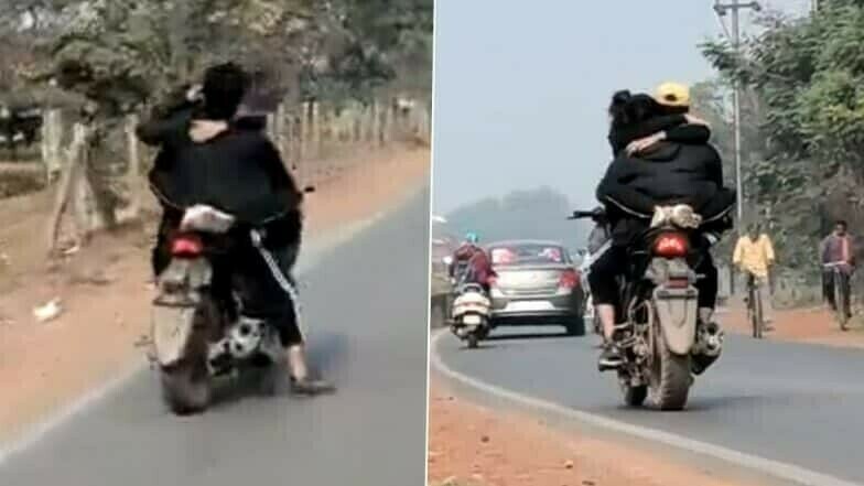 An immoral couple on a motorcycle gets into trouble
