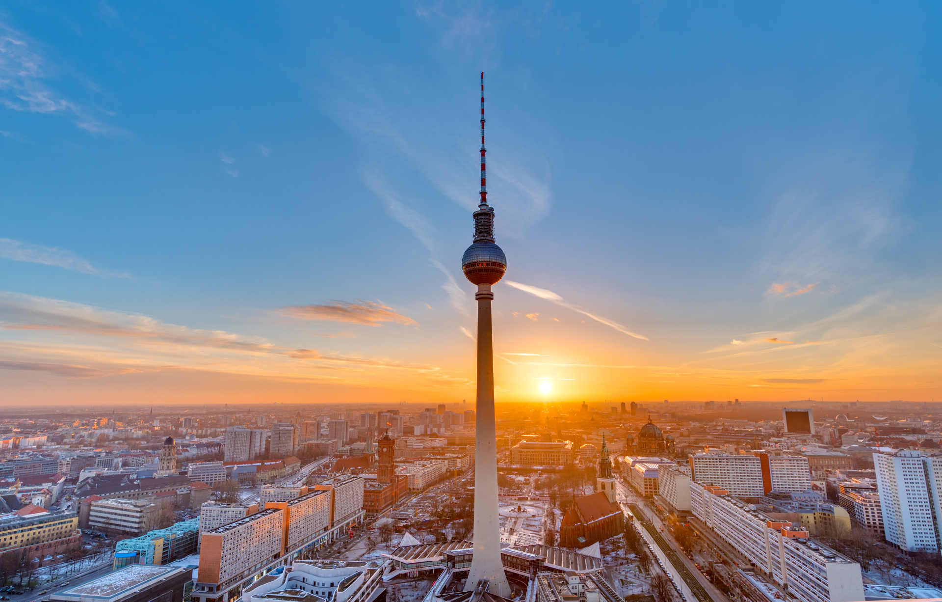 Bitcoin logo illuminates Berlin's iconic TV tower
