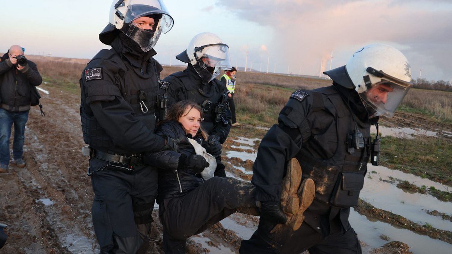 Germany: environmental activist Greta Thunberg arrested after a demonstration against a coal mine in Lützerath
