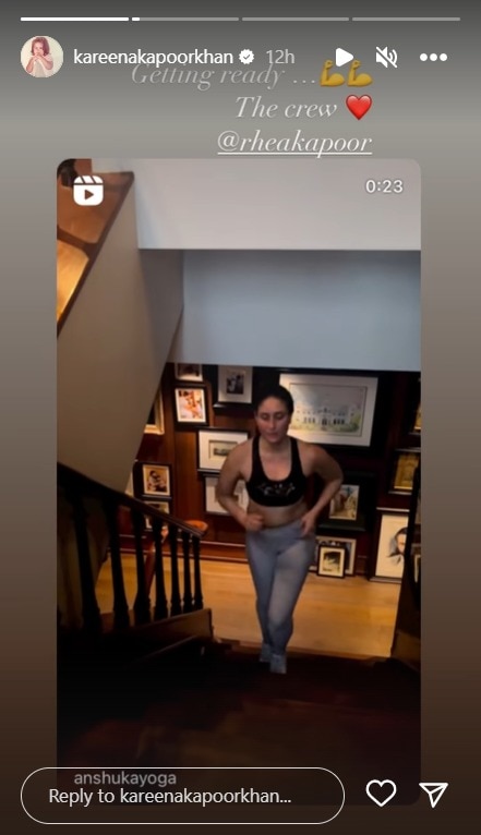 Kareena Kapoor was seen doing tremendous workouts making special plans