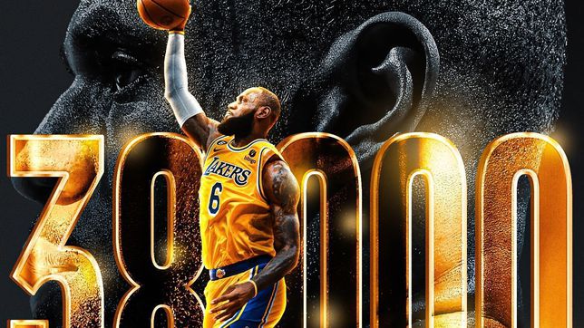  LeBron James makes NBA history!  reach 38,000 points
