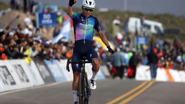 Miguel Ángel López vindicates himself in the Alto de Colorado of the Vuelta a San Juan
