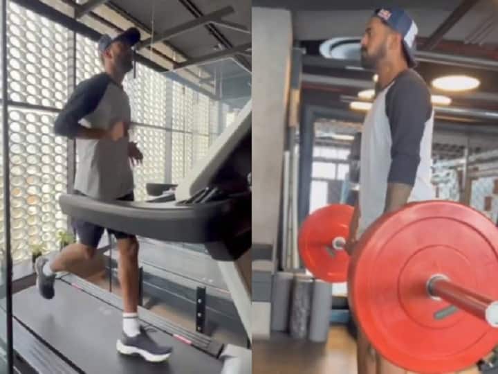 Preparations to return to the field began just two days after the marriage, KL Rahul sweats in the gym

