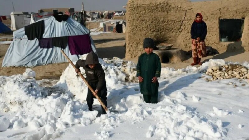 Severe cold wave in Afghanistan, 70 people died
