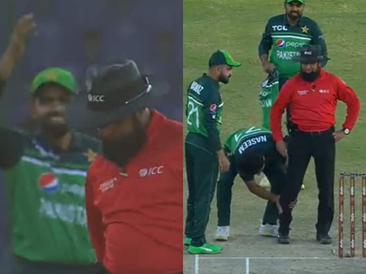 VIDEO: Referee injured by Pakistani player's shot got angry, threw shirt on the ground

