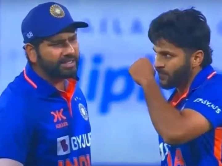 VIDEO: Rohit Sharma got angry at Shardul Thakur during the match, see how he got angry in the video


