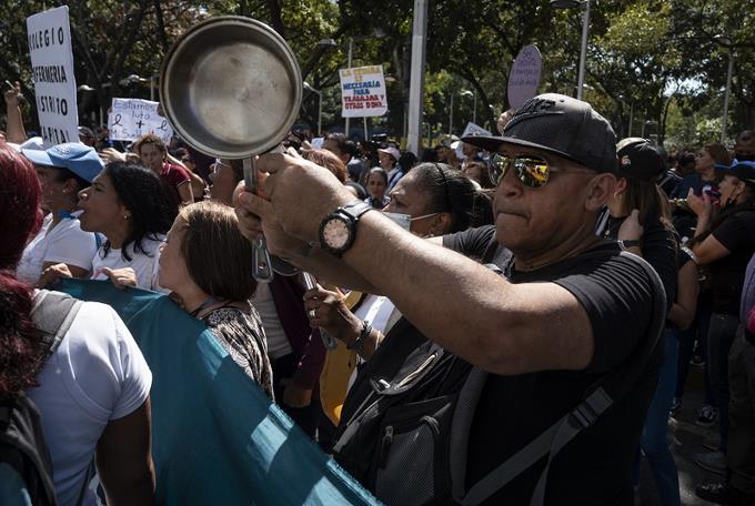 ONG venezolana registra 28 protestas por mejores salarios en un día