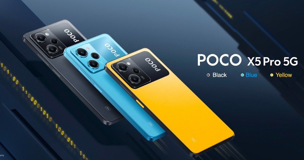 Xiaomi presents the smartphone POCO X5 Pro and POCO X5

