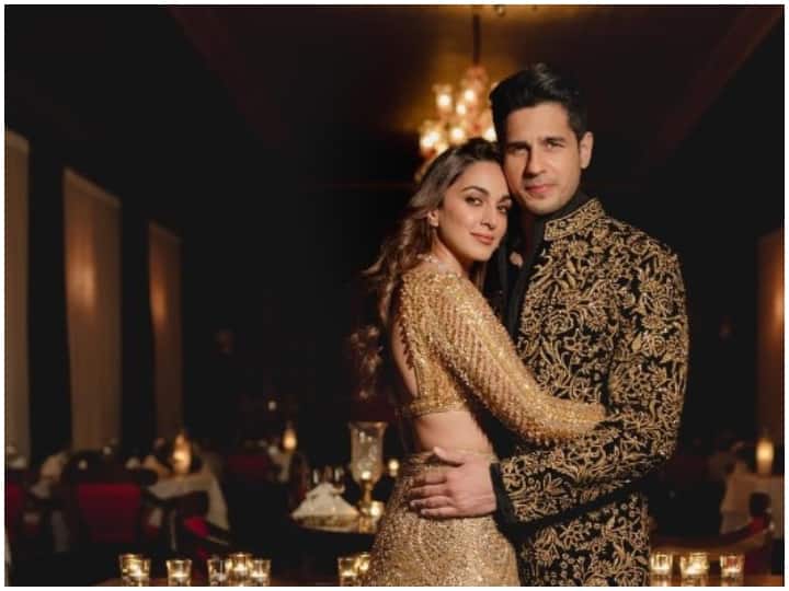 Sid-Kiara rocked her sangeet role by twinning in Golden, the couple shared new photos

