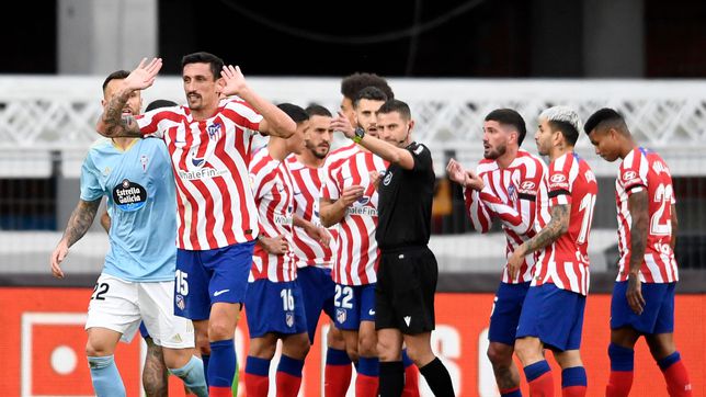 Alert at Atlético with the red cards... and with the yellow ones
