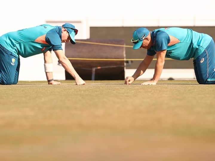 IND vs AUS: Kangaroos took stock of the pitch ahead of Nagpur test, see special photos shared

