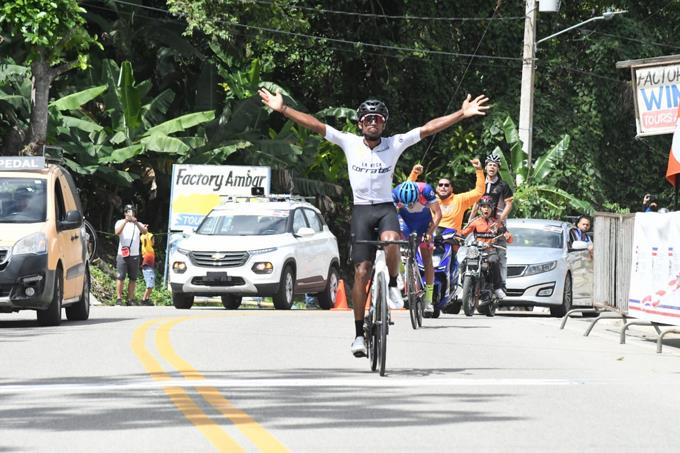 Ismael Sánchez conquers the fifth stage of the Independence Cycling Tour


