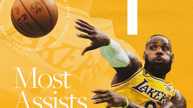 LeBron James is already the fourth highest assister in NBA history
